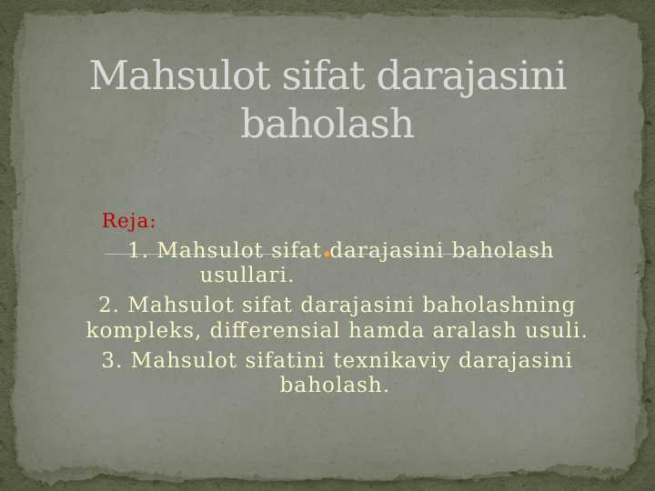 Product slide 1