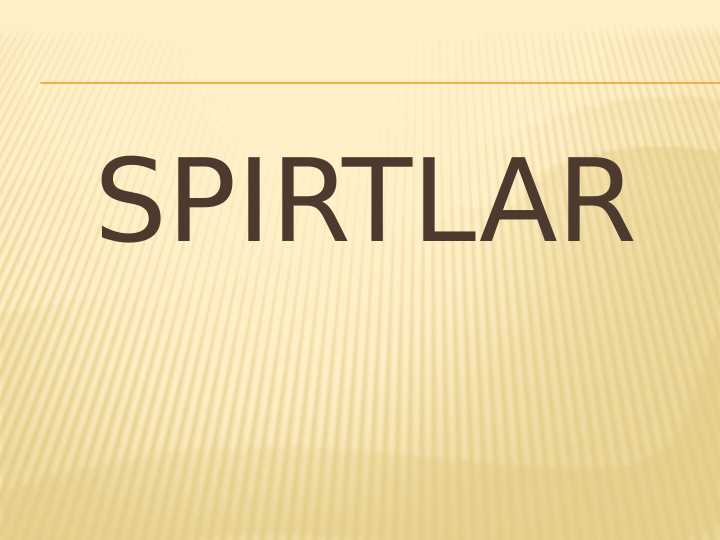 SPIRTLAR