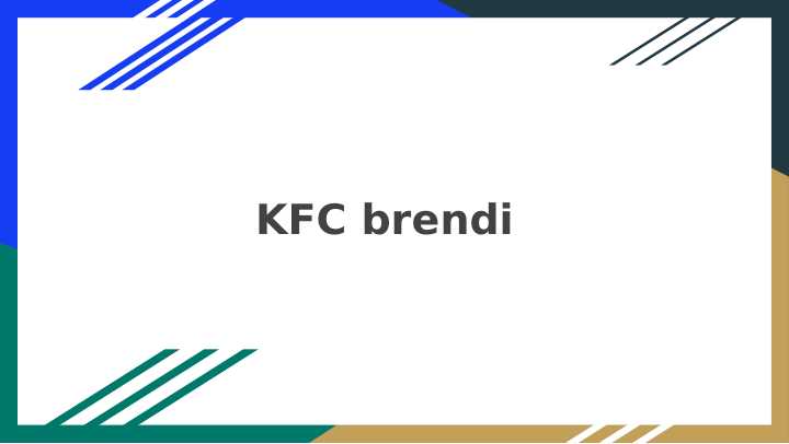 KFC brendi