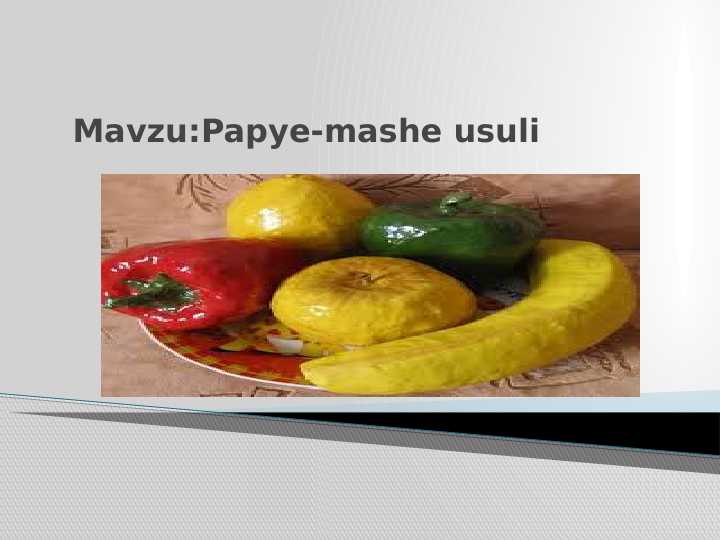 Papye-mashe usuli