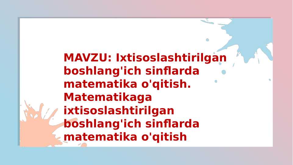 Product slide 1