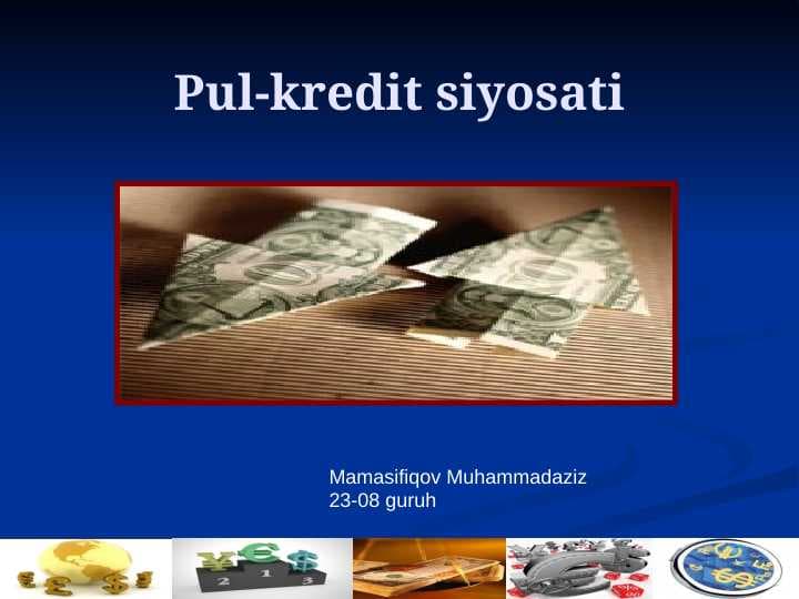 Pul-kredit siyosati 2