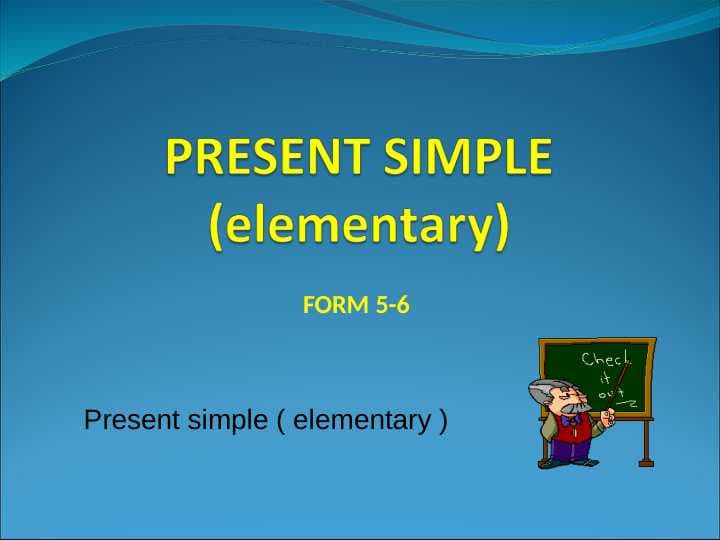 Present simple ( elementary )