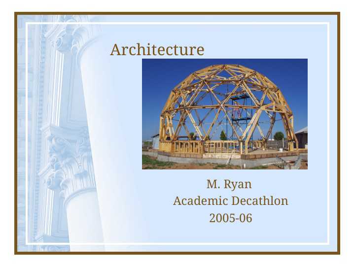 Architecture ppt