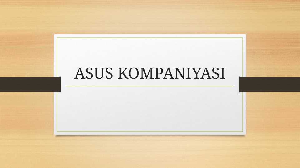 ASUS KOMPANIYASI
