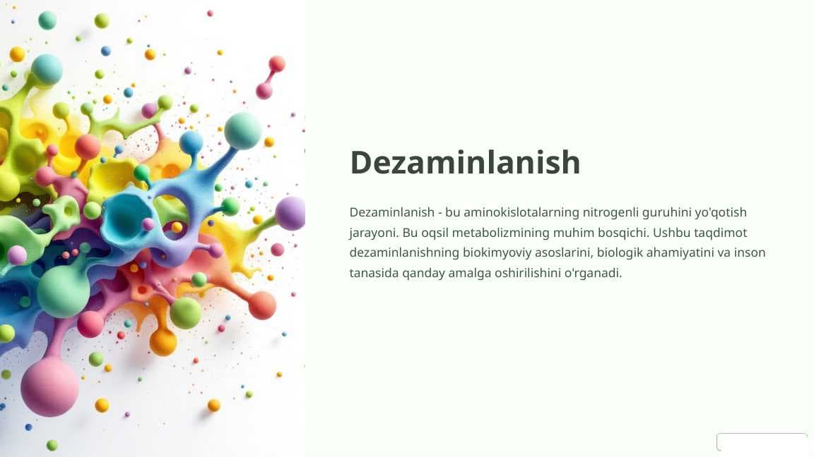 Dezaminlanish