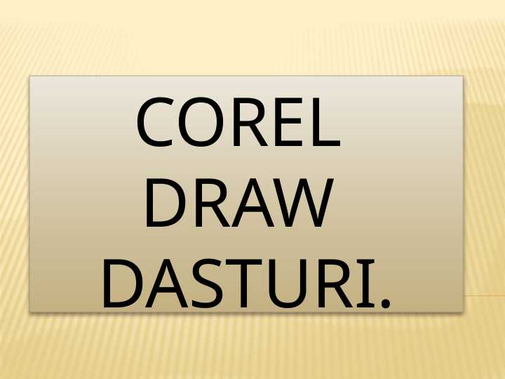 Corel draw