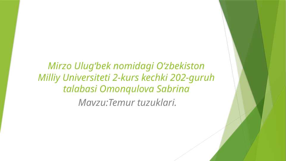 Temur tuzuklari