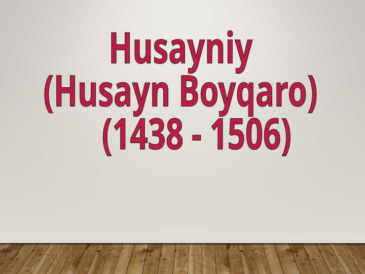 Husayn Boyqaro