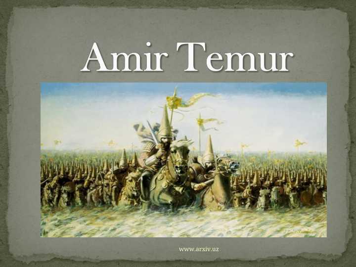 Amir    Temur