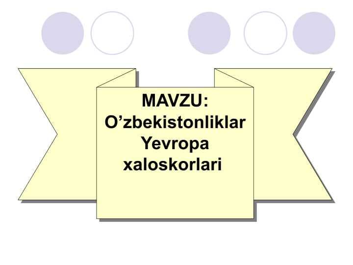 O’zbekistonliklar Yevropa xaloskorlari