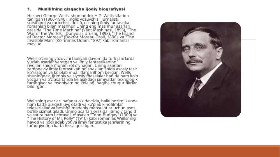 Herbert George Wells Doktor Moro Oroli  asari