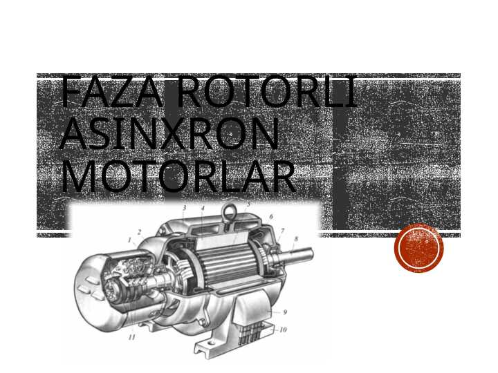 Faza rotorli asinxron motorlar