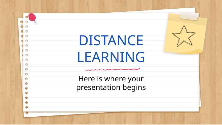 DISTANCE LEARNING