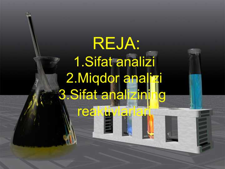 Sifat analizi