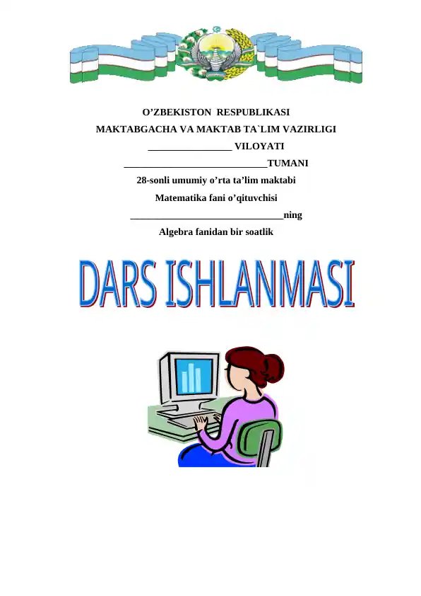 ochiq dars algebra 7-sinf