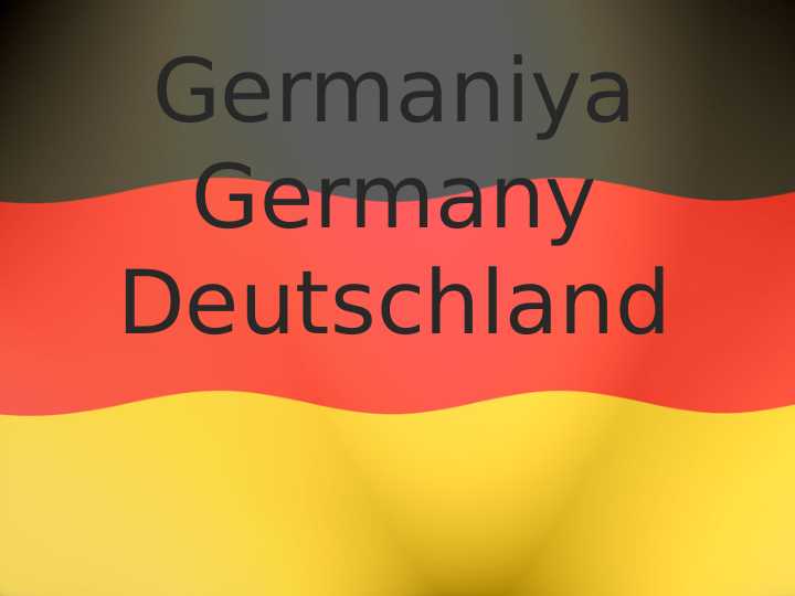 germaniya iqtisodiyoti