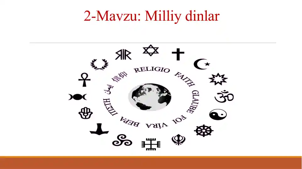 Milliy dinlar