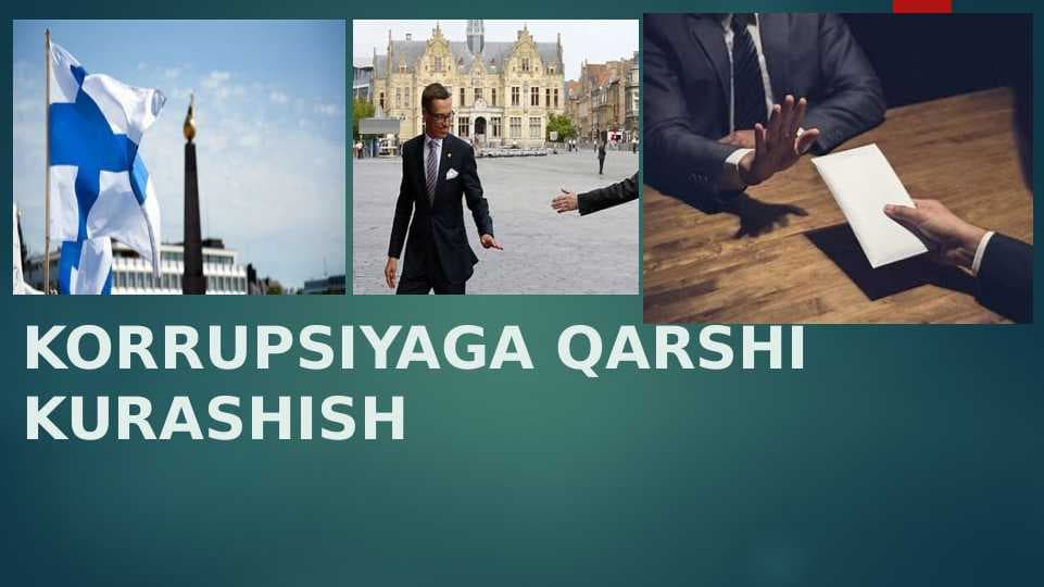 KORRUPSIYAGA QARSHI KURASHISH