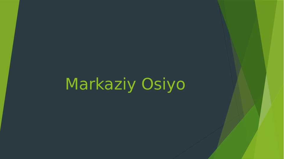 Markaziy Osiyo
