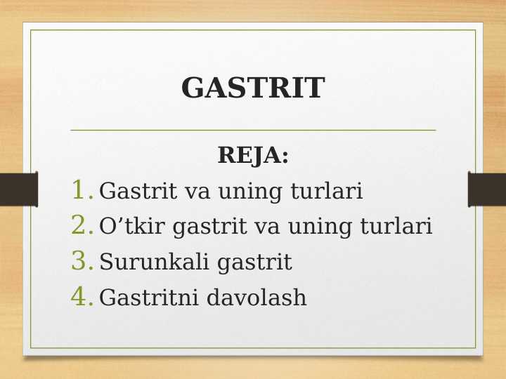 GASTRIT