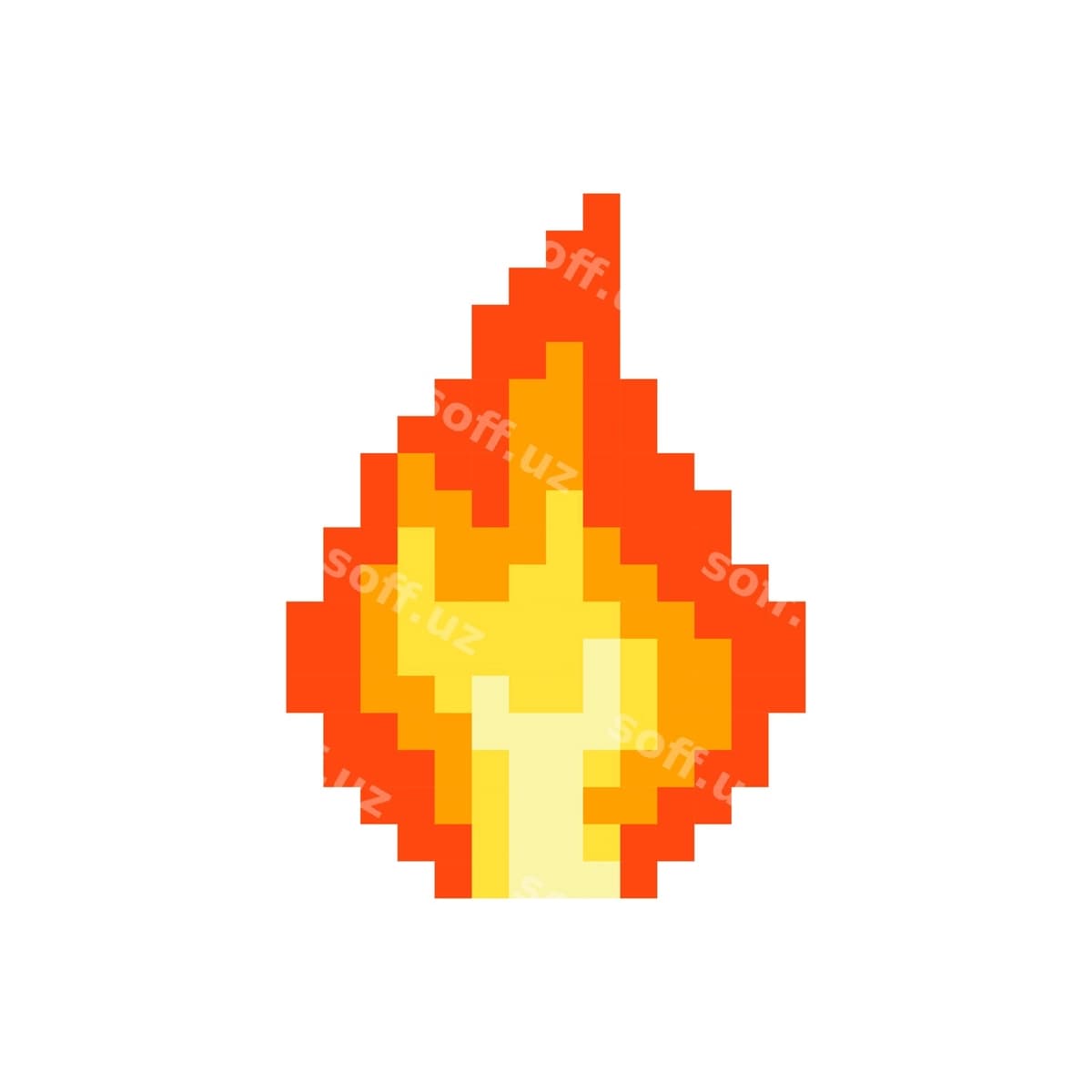 Olovli pikselli san'at | Fire pixel art