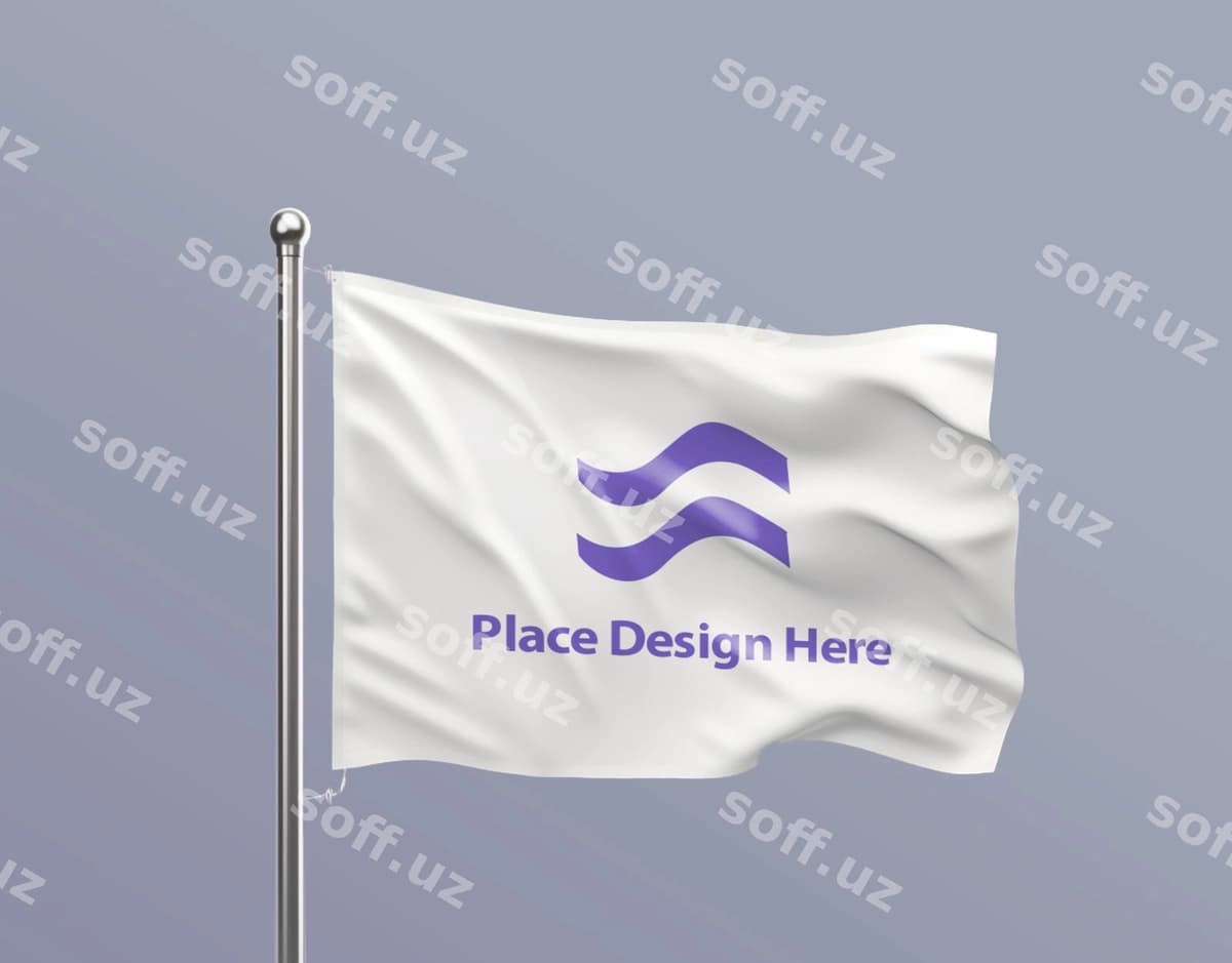 Bayroq namunasi | Flag mockup