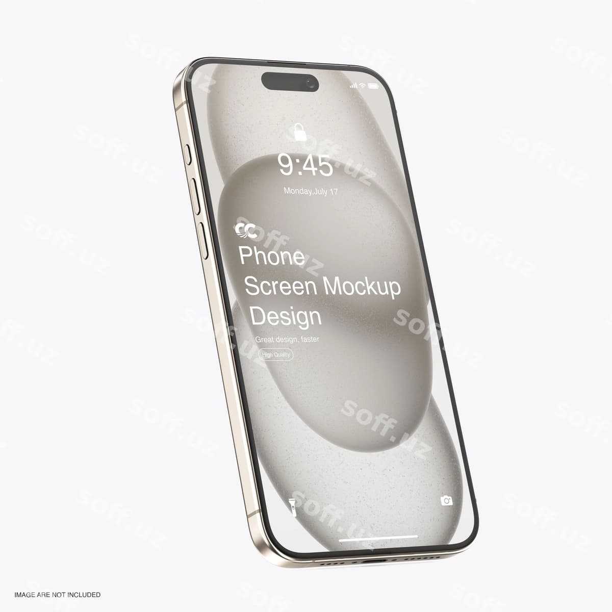 Suza akilliy telefon namunasi | Floating smartphone mockup