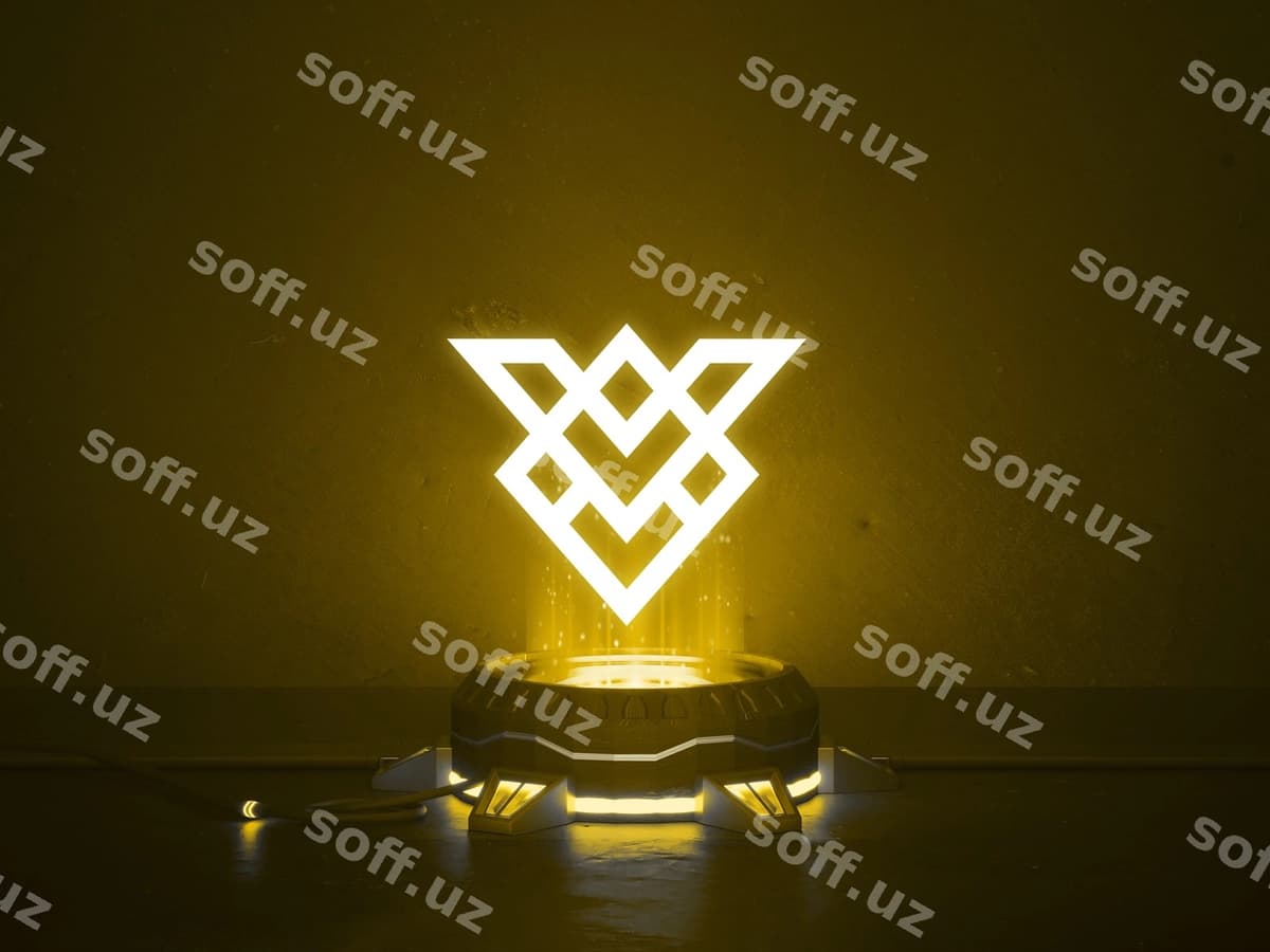 Futuristik hologram podyak logotip mockup | Futuristic hologram pedestal logo mockup