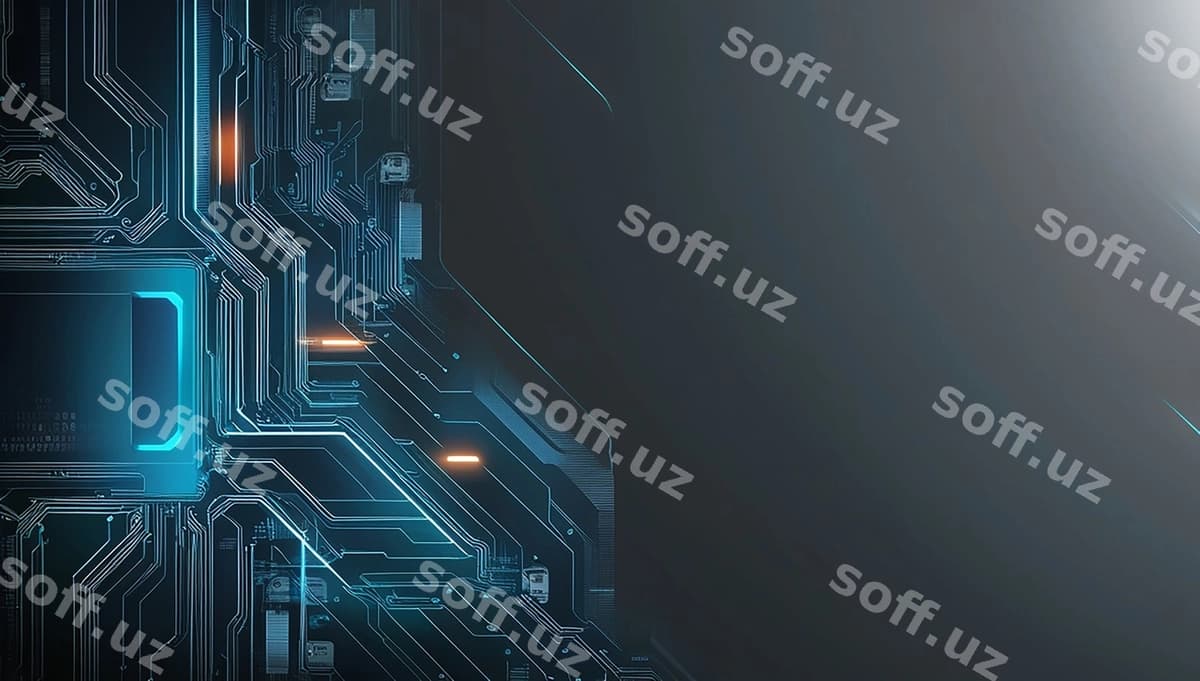 Kelajakchi IT texnologiyasi orqa fon | Futuristic it technology background