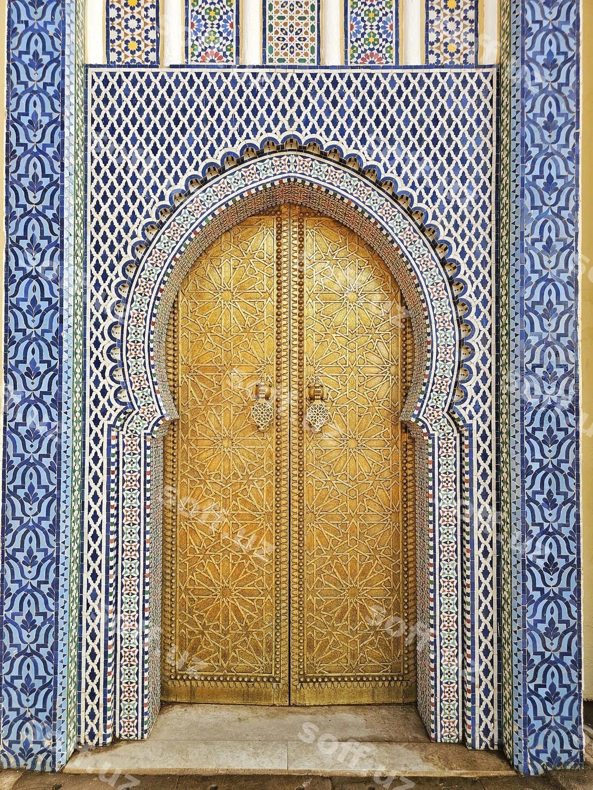 Darvoza qirollik saroyi Fez Marokash | Gate royal palace fez morocco