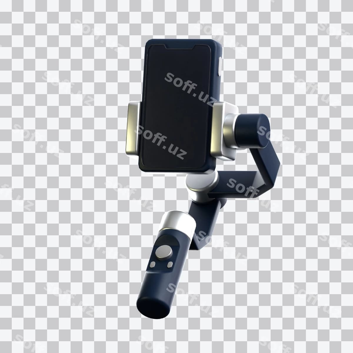 Telefon 3D belgisi tushirilgan Gimbal | Gimbal with phone 3d icon