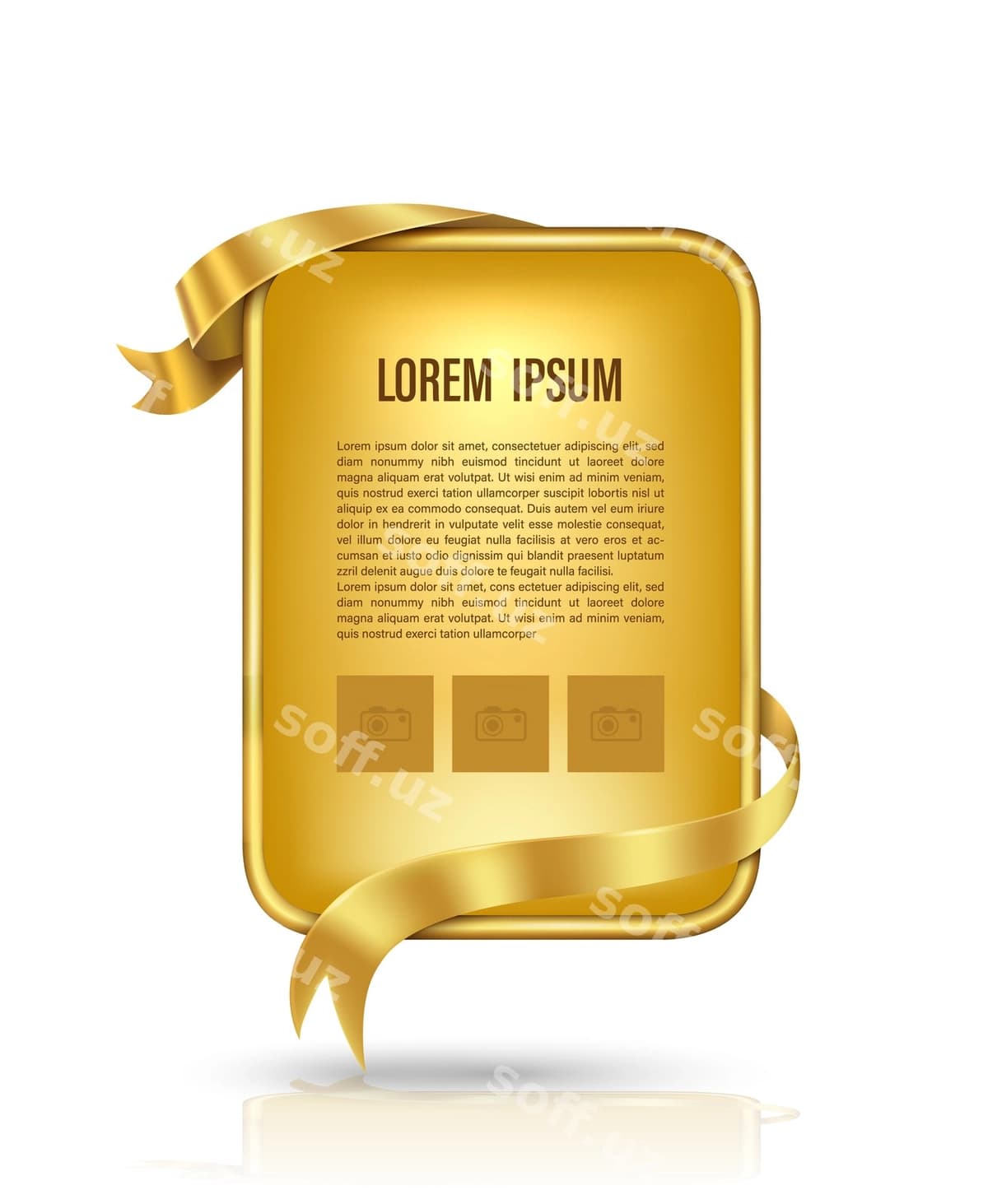 Oltin billboard oltin lenta | Gold billboard gold ribbon