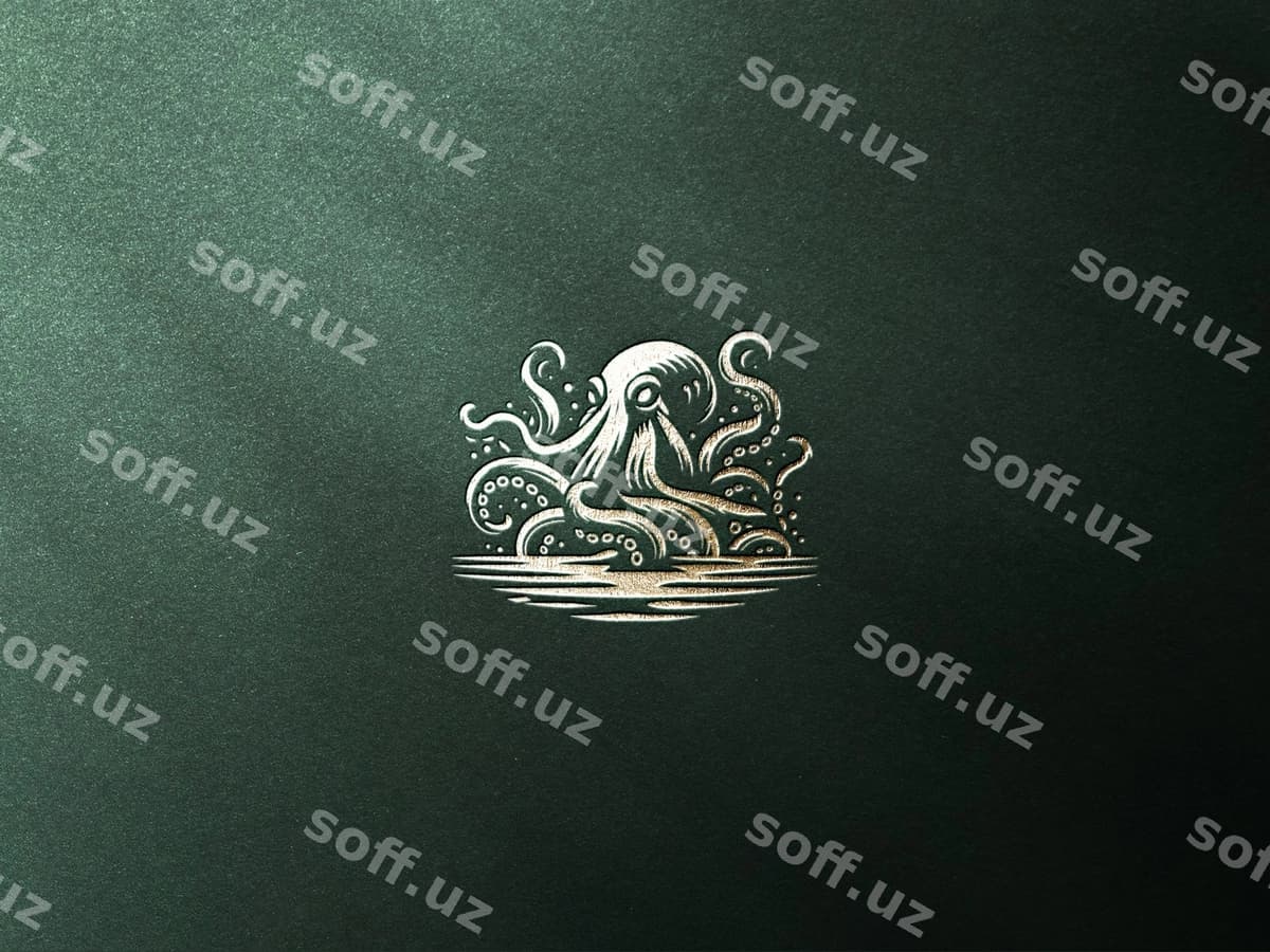 Oltin foliya qoplay logotip namunasi | Gold foil emboss logo mockup
