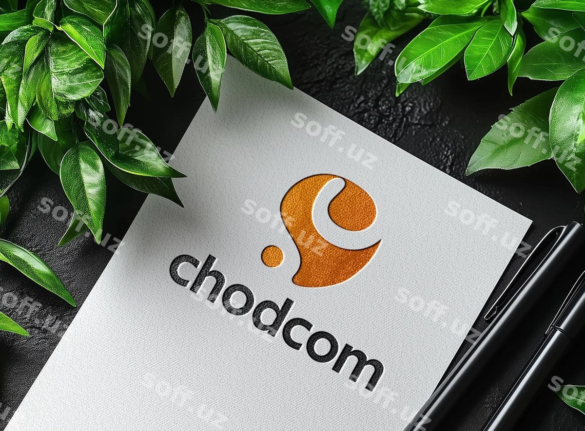 Oltin logotip namuna oq qog'oz | Gold logo mockup white paper