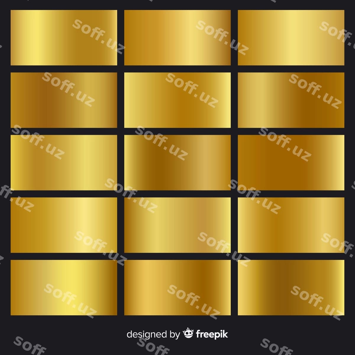 Oltin gradient to'plami | Golden gradient pack
