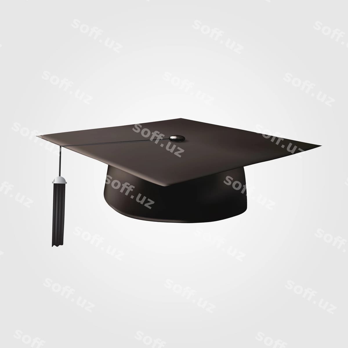Ajraltirilgan oq bitiruv shlyapasi | Graduation cap isolate white