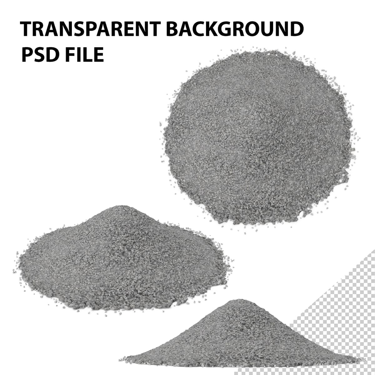 Kichik shag'al qoziq png | Gravel pile small png