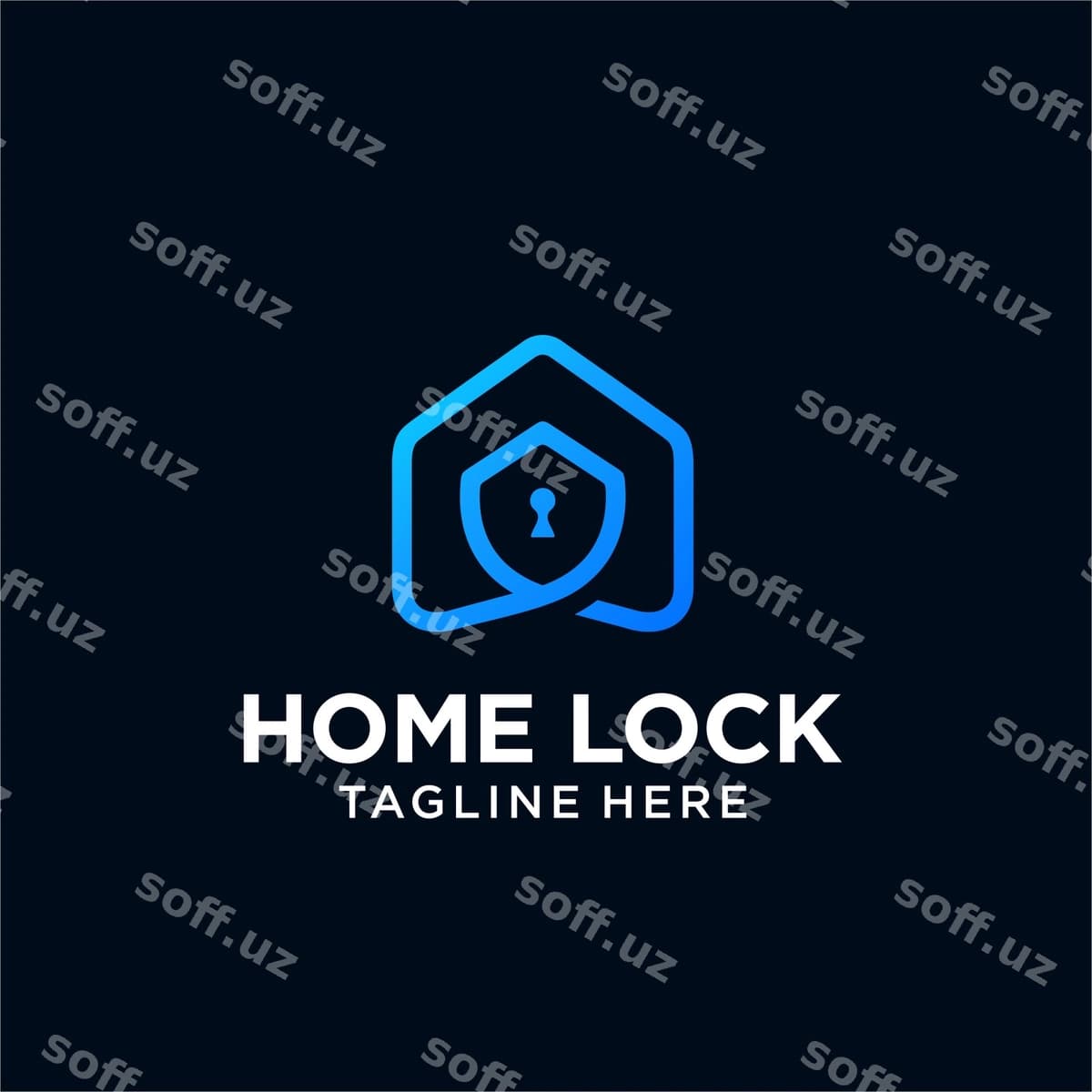 Uy xavfsizlik logotipi | Home security logo