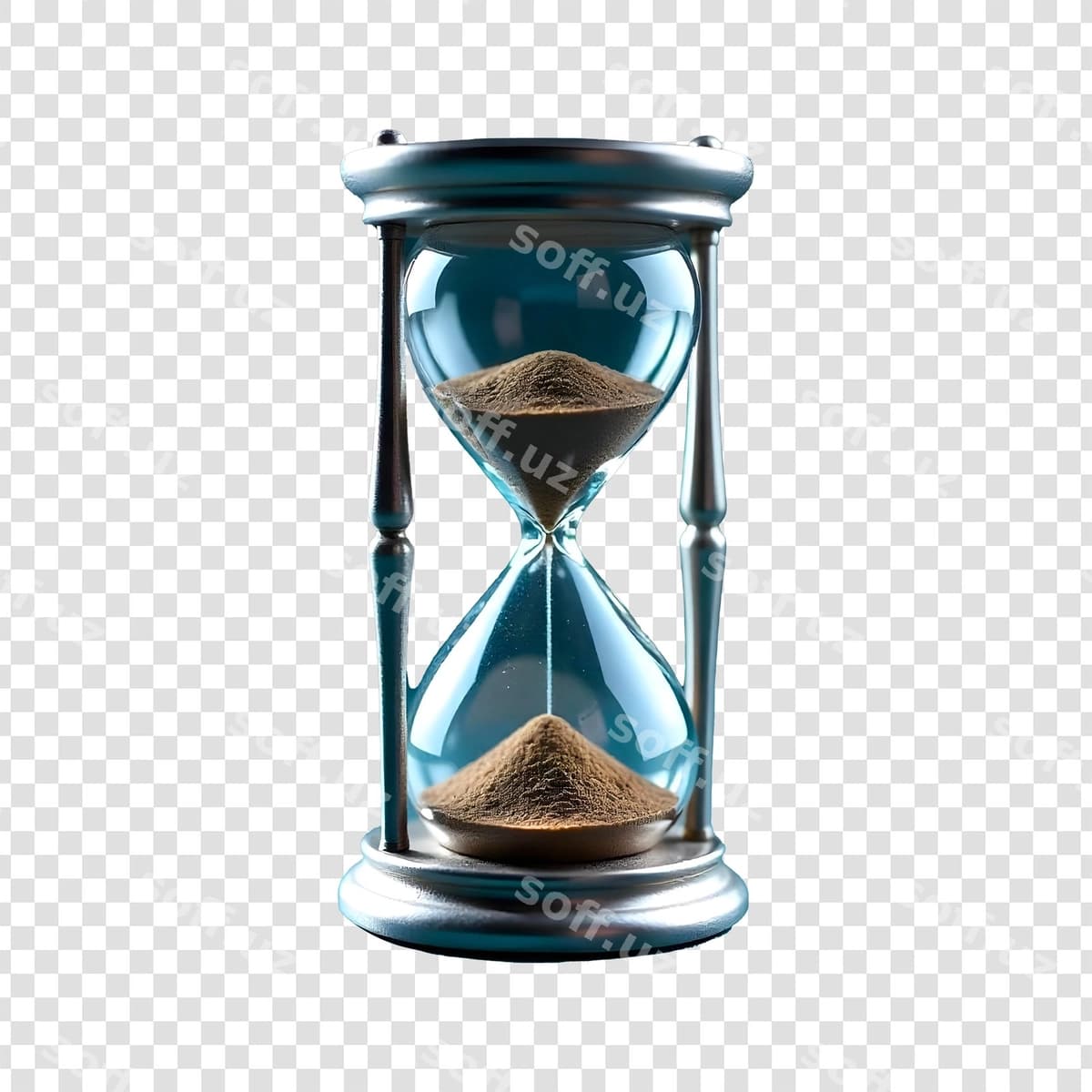 Soat qutisi o'rtasida qum | Hourglass with sand middle