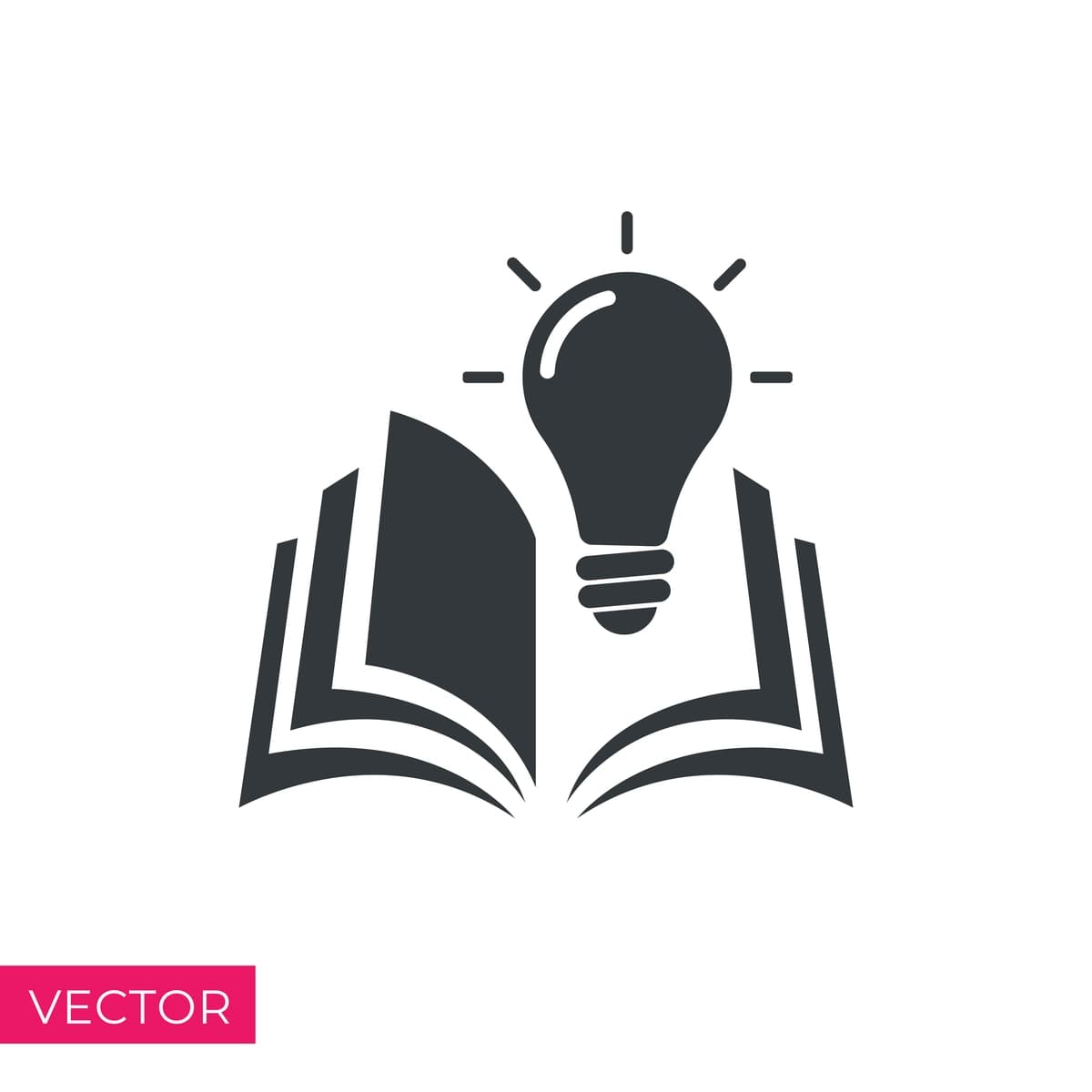 Lampochka tushunchasi bilan ochiq kitob, donolikni anglash yangi bilim | Open book with lightbulb concept new knowledge understanding wisdom