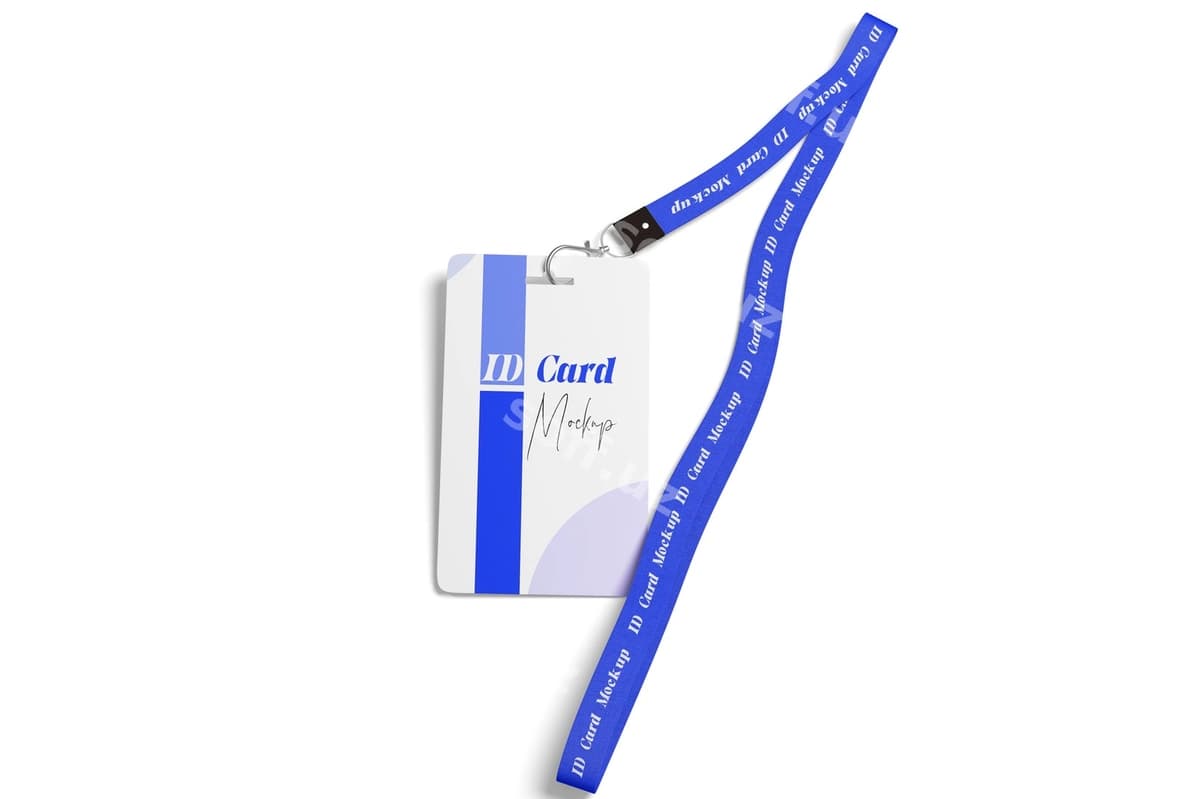 ID karta mockup | Id card mockup