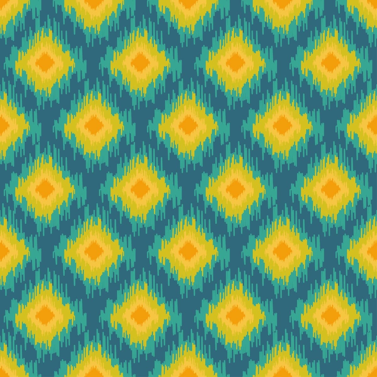 Etnik ikat chevron choksiz naqshli geometrik chiziqli xalq bezaklari | Ethnic ikat chevron seamless pattern geometric striped folk ornament