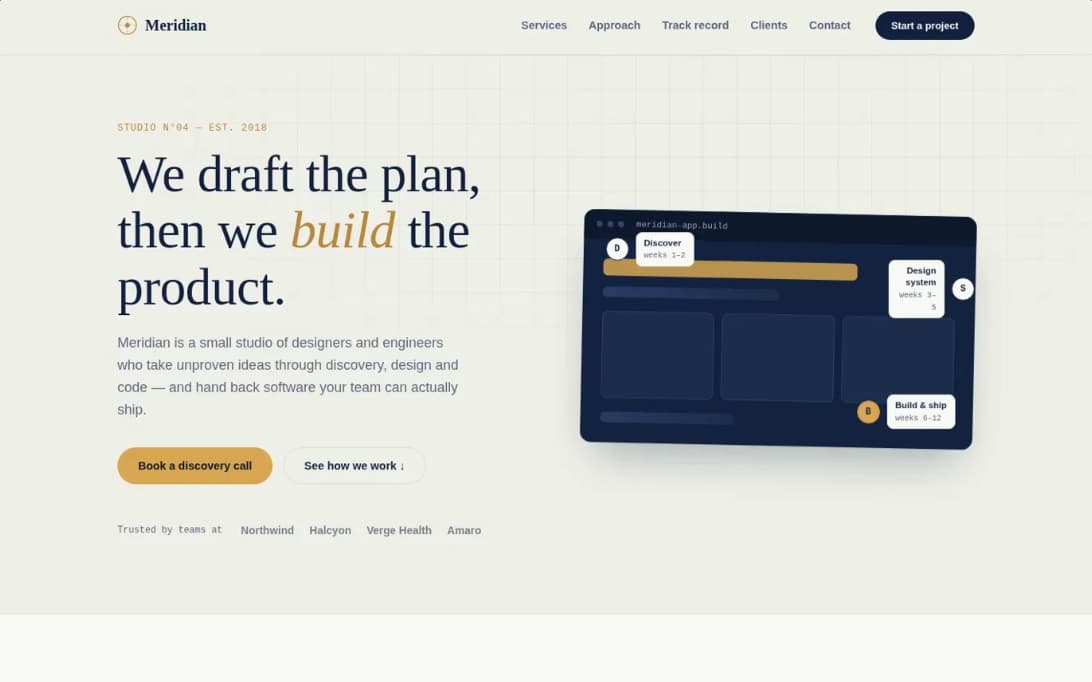 Modern Business Landing Page – HTML & CSS