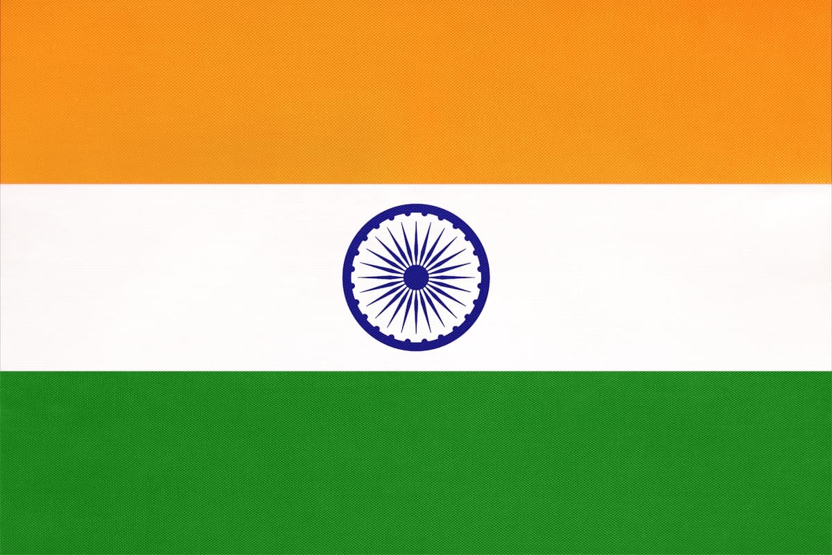 Hindiston milliy mato bayrog'i | India national fabric flag