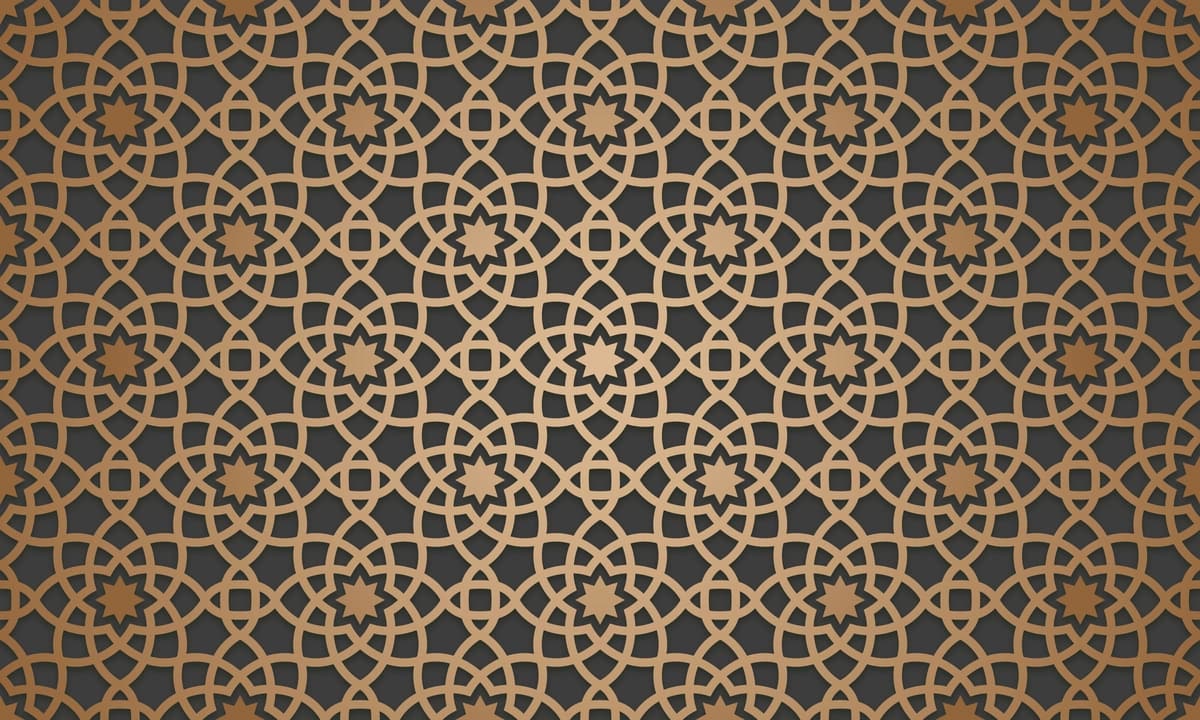 Ramazon oyidagi uzluksiz 3D islomiy naqsh arab uslubidagi vektor tasviri | Seamless 3d ramadan islamic pattern arabian style vector illustration