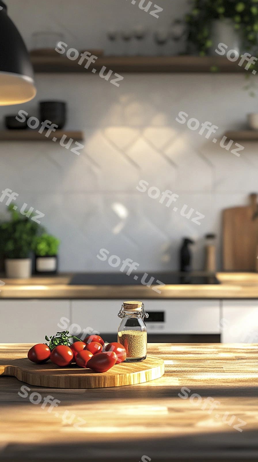 Oshxona xira fon | Kitchen blur background