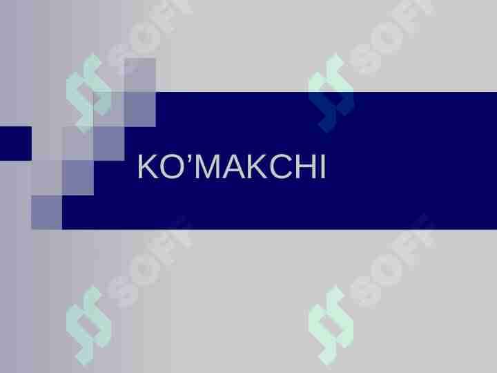 ko'makchi