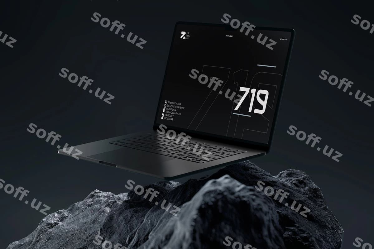 Laptop Macbook uchun estetik maketi | Laptop macbook aesthetic mockup