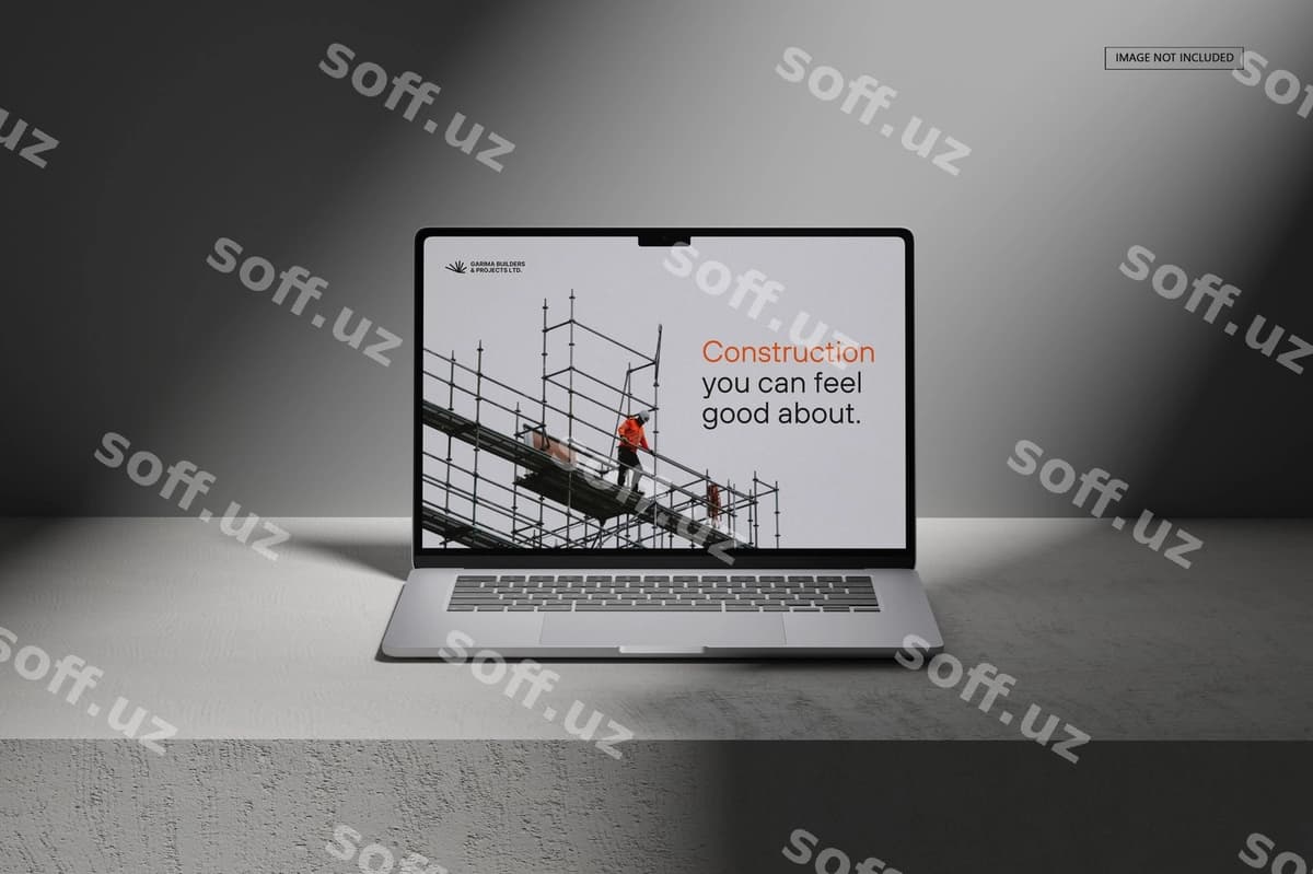 Noutbuk maketi | Laptop mockup